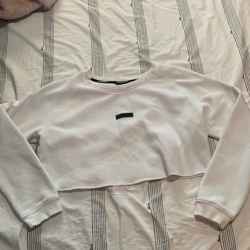 Alphalete cropped sweater